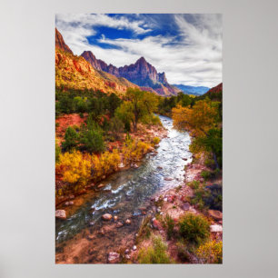 Zion Autumn Splendour Poster