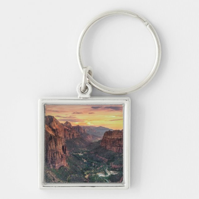 Zion Canyon National Park Key Ring (Front)