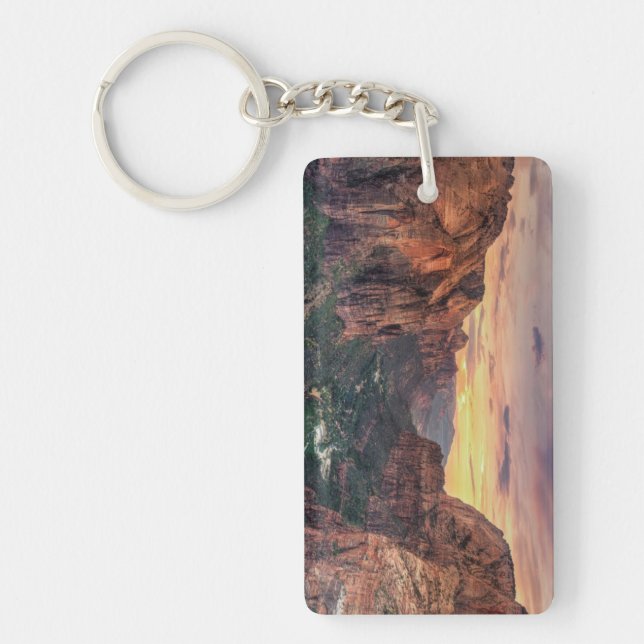 Zion Canyon National Park Key Ring (Front)