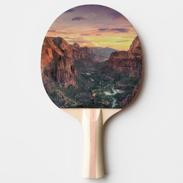 Zion Canyon National Park Ping Pong Paddle (Front)