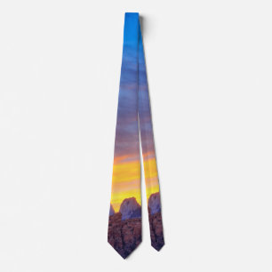 Zion Canyon Sunset Tie
