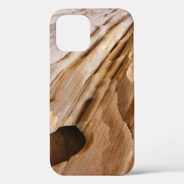 Zion Canyon Wall I Abstract Nature Photography Case-Mate iPhone Case (Back)