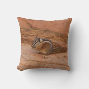 Zion Chipmunk on Red Rocks Cushion