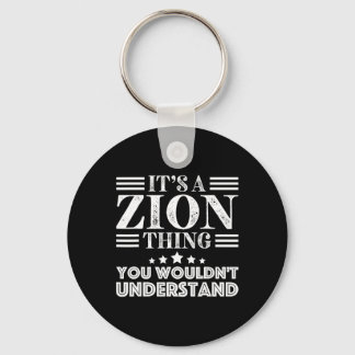 Zion First Name Personal Birthday Fathers Day Men  Key Ring