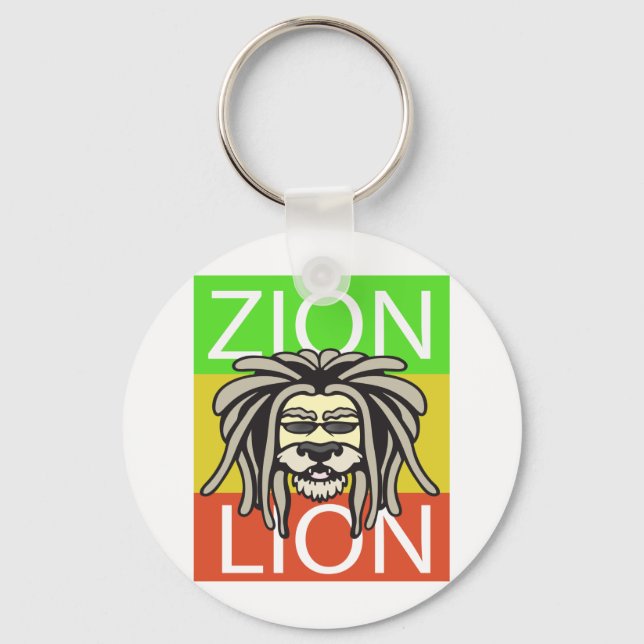 ZION LION KEY RING (Front)