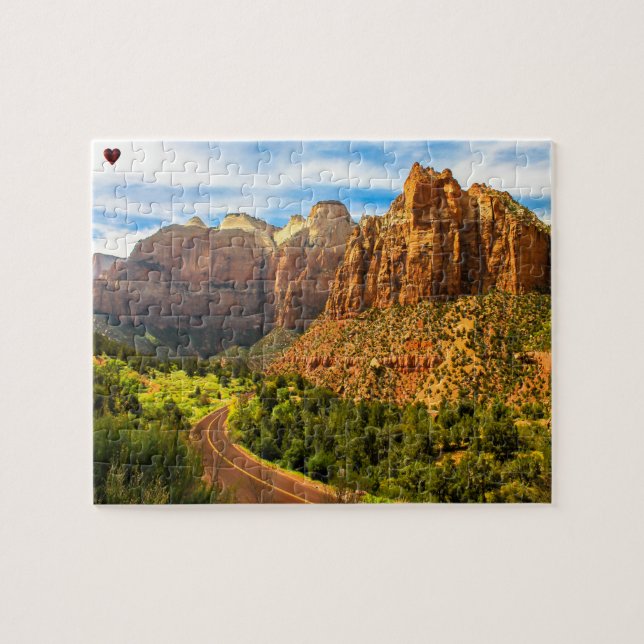 Zion Mountain Utah Jigsaw Puzzle (Horizontal)