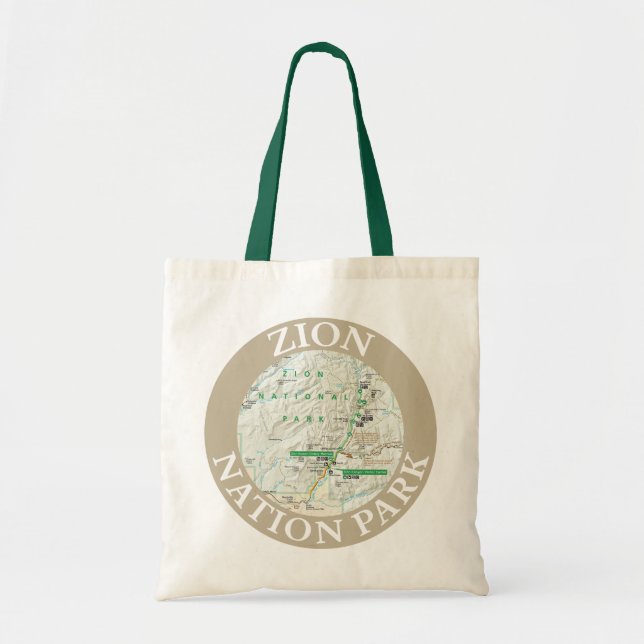 Zion Nation Park Tote Bag (Front)