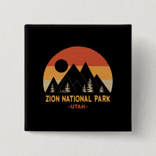 Zion National Park 15 Cm Square Badge