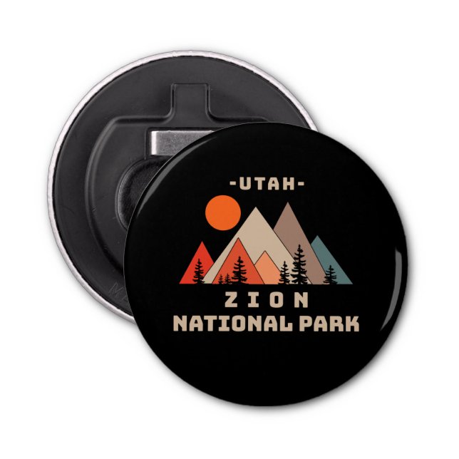 Zion National Park Bottle Opener (Front)