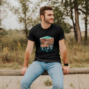 Zion National Park Camping Outdoors   Men T-Shirt