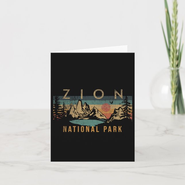 Zion National Park  Card (Front)