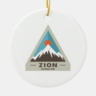 Zion National Park Ceramic Ornament