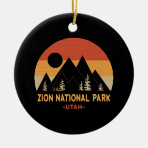 Zion National Park Ceramic Ornament