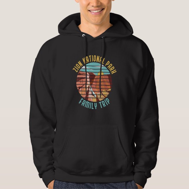 ZION NATIONAL PARK Family Trip - Zion NP Hoodie (Front)