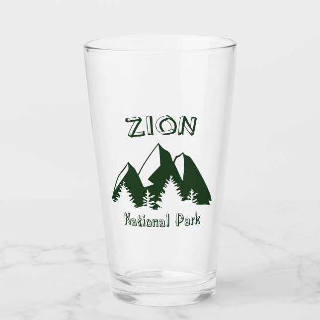 Zion National Park Glass (Front)