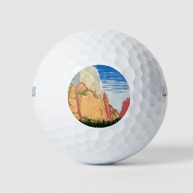 Zion National Park Golf Balls (Front)