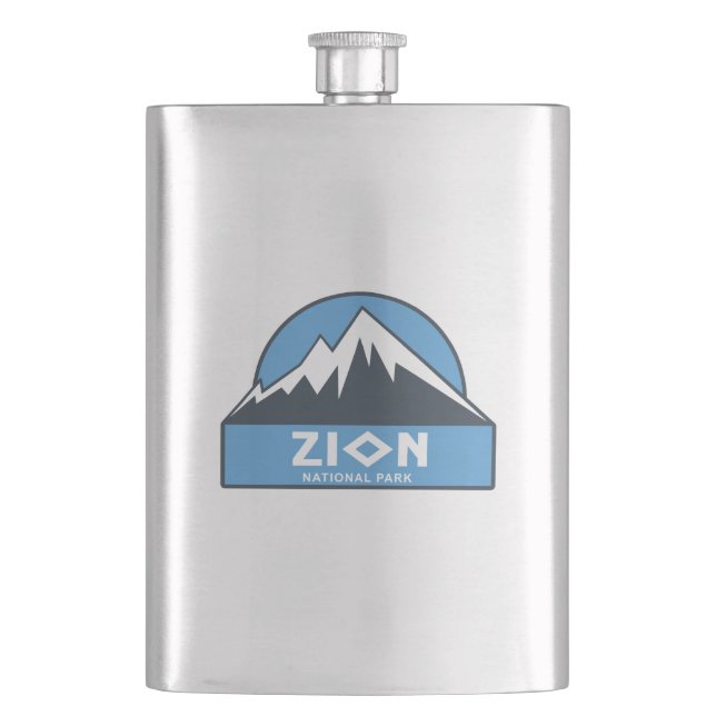 Zion National Park Hip Flask (Front)