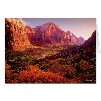Zion National Park in Autumn