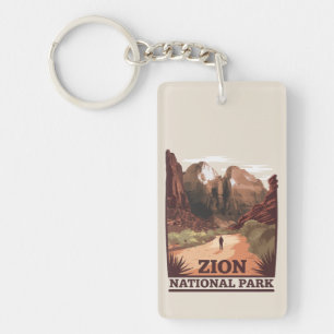 Zion National Park Key Ring