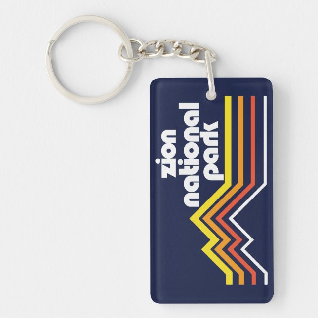 Zion National Park Key Ring (Front)