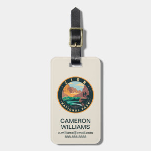 Zion National Park Luggage Tag