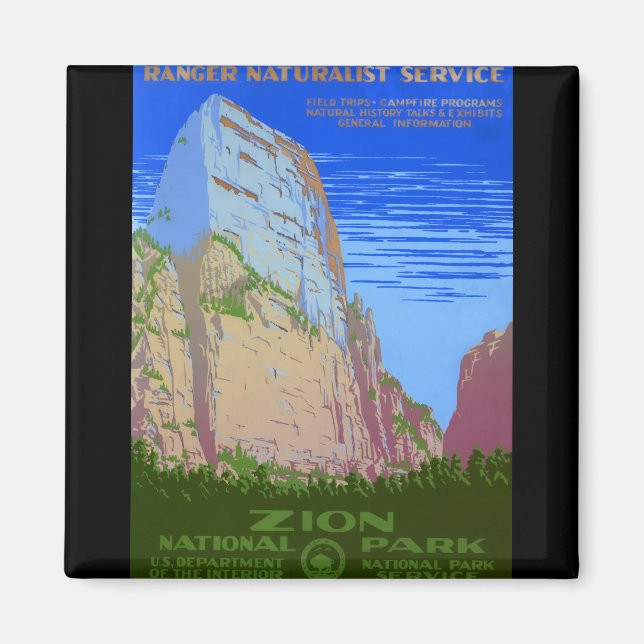 Zion National Park Magnet (Front)