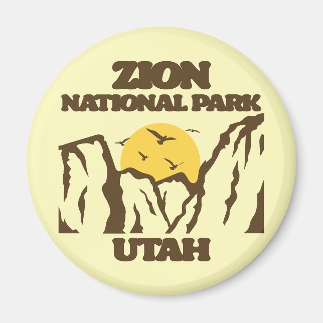 Zion National Park Magnet (Front)