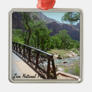 Zion National Park Metal Ornament