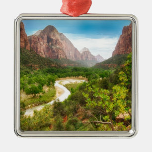 Zion National Park Metal Ornament