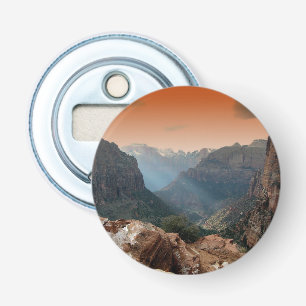 Zion National Park Mountains Landscape Bottle Opener