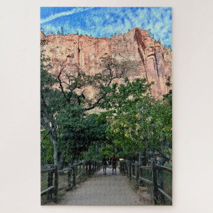Zion National Park Narrows Riverside Walk Trail Jigsaw Puzzle