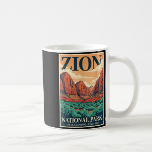 Zion National Park Outdoors Angels Landing Utah Coffee Mug