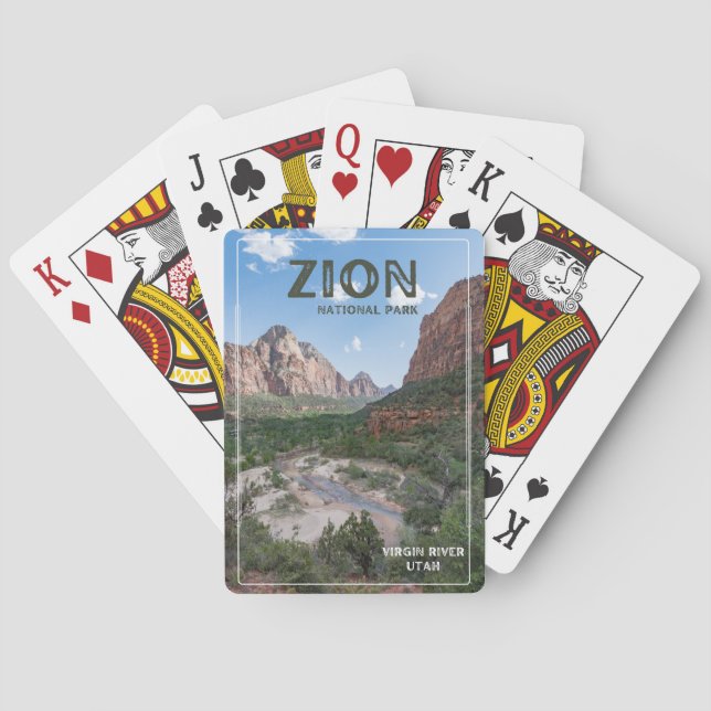 Zion National Park Playing Cards (Back)