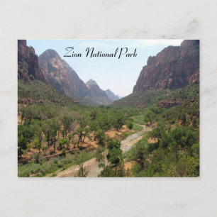 Zion National Park Postcard