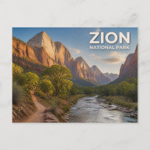 Zion National Park Postcard