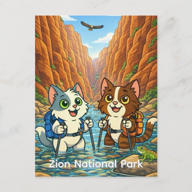 Zion National Park Postcard (Front)