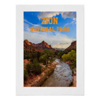 Zion National Park Poster