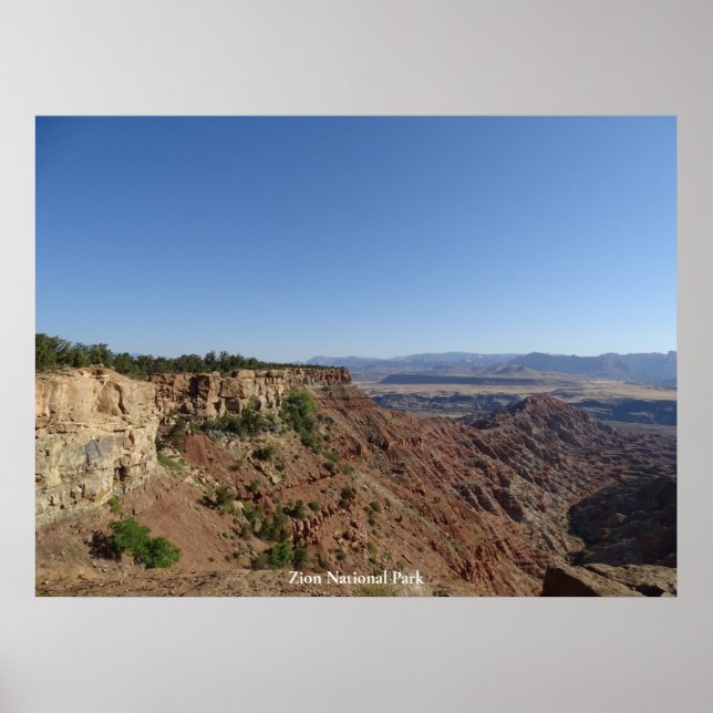 Zion National Park Poster (Front)
