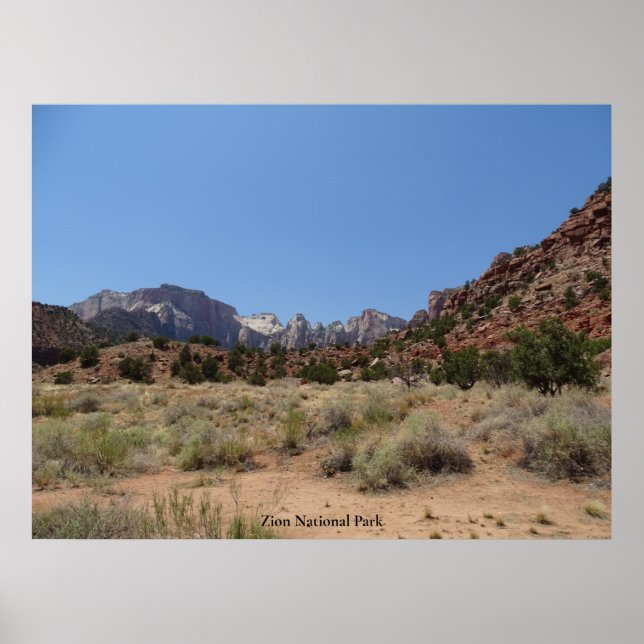 Zion National Park Poster (Front)