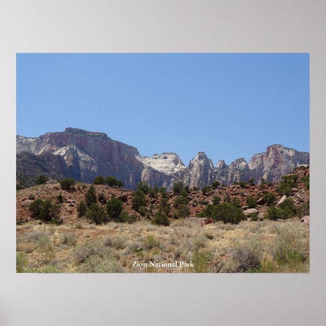 Zion National Park Poster (Front)