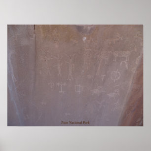 Zion National Park Poster