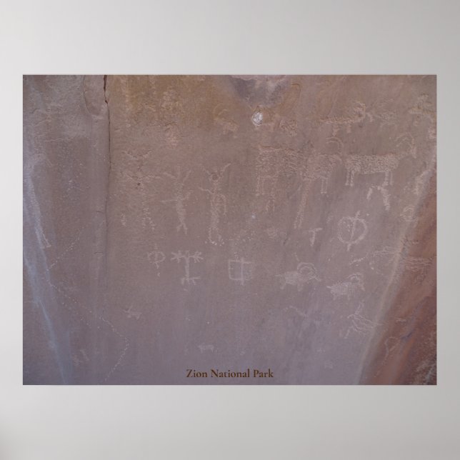 Zion National Park Poster (Front)