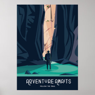 Zion national park poster