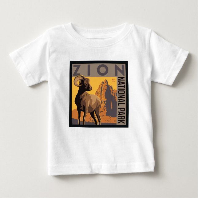 Zion National Park | Ram Baby T-Shirt (Front)