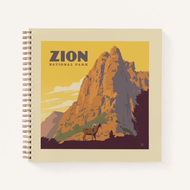 Zion National Park | Ram Notebook (Front)
