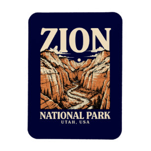 Zion National Park Red Cliffs Magnet