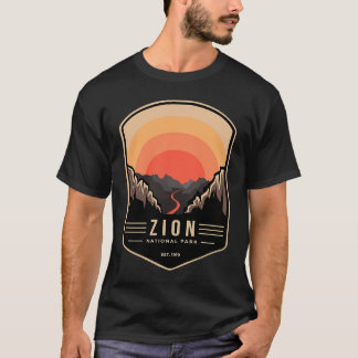Zion National Park Retro Vintage T-Shirt