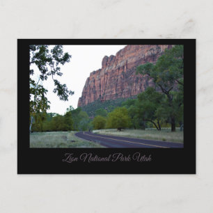 Zion National Park Roadway Postcard