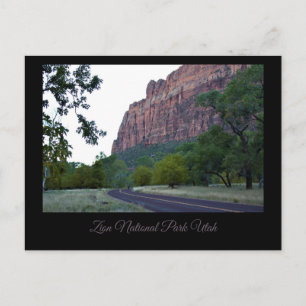 Zion National Park Roadway Postcard