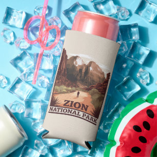 Zion National Park Seltzer Can Cooler